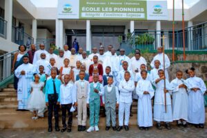 Mu mafoto twinjirane mu birori by’umunsi w’Ishuri rya École Les Pionniers i Musanze